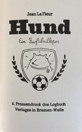 Cover: Hund - Logbuch