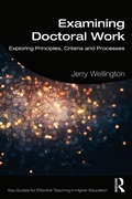 Cover: Examining Doctoral Work - Routledge