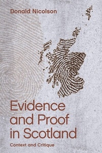 Enlarge image Cover: Evidence and Proof in Scotland - Edinburgh University Press