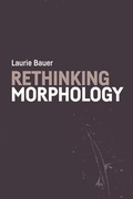 Cover: Rethinking Morphology - Edinburgh University Press