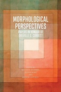 Cover: Morphological Perspectives - Edinburgh University Press