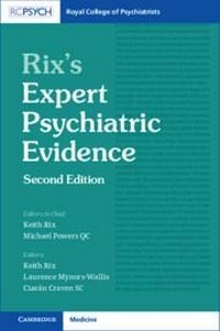 Abbildung von: Rix's Expert Psychiatric Evidence - Cambridge University Press
