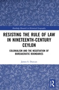 Bild: Resisting the Rule of Law in Nineteenth-Century Ceylon - Routledge