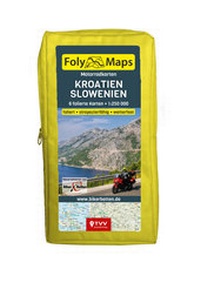 Abbildung von: FolyMaps Motorradkarten Kroatien Slowenien - TVV Touristik-Verlag GmbH