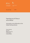 Cover: Exporting out of China or out of Africa? - German Institute of Development and Sustainability (IDOS) gGmbH
