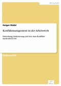 Cover: Konfliktmanagement in der Arbeitswelt - diplom.de