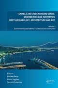 Cover: Tunnels and Underground Cities: Engineering and Innovation Meet Archaeology, Architecture and Art - CRC Press