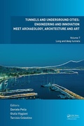 Cover: Tunnels and Underground Cities. Engineering and Innovation Meet Archaeology, Architecture and Art - CRC Press