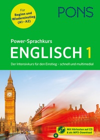 Enlarge image Cover: PONS Power-Sprachkurs Englisch 1 - PONS Langenscheidt