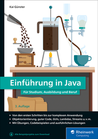 Enlarge image Cover: Einführung in Java - Rheinwerk