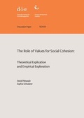 Cover: The role of values for social cohesion - German Institute of Development and Sustainability (IDOS) gGmbH