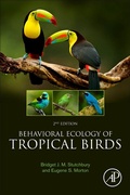 Cover: Behavioral Ecology of Tropical Birds - Academic Press