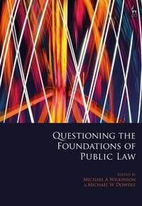 Enlarge image Cover: Questioning the Foundations of Public Law - Hart Publishing