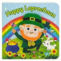Enlarge image Cover: Happy Leprechaun Puppet Book - Cottage Door Press