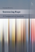 Cover: Sentencing Rape - Hart Publishing