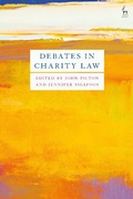 Cover: Debates in Charity Law - Hart Publishing