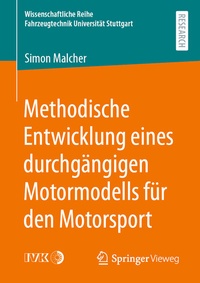 Abbildung von: Methodische Entwicklung eines durchgängigen Motormodells für den Motorsport - Springer Vieweg