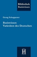 Cover: Basiswissen Variet&auml;ten des Deutschen - Edition Hamouda