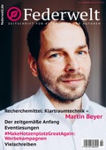 Cover: Federwelt 141, 02-2020, April 2020 - Uschtrin Verlag
