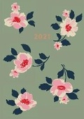 Cover: Cath Kidston: A6 Khaki Dusk Floral 2021 Diary - Quadrille Publishing Ltd