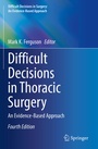Cover: Difficult Decisions in Thoracic Surgery - Springer