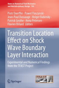 Abbildung von: Transition Location Effect on Shock Wave Boundary Layer Interaction - Springer