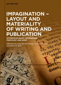 Enlarge image Cover: Impagination - Layout and Materiality of Writing and Publication - De Gruyter