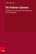 Cover: Die Psalmen Salomos - Vandenhoeck & Ruprecht