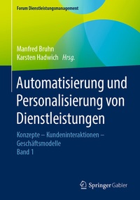 Abbildung von: Automatisierung und Personalisierung von Dienstleistungen - Springer Gabler