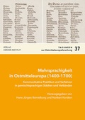 Cover: Mehrsprachigkeit in Ostmitteleuropa (1400-1700) - Verlag Herder-Institut