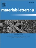 Cover: Materials Letters: X - Elsevier