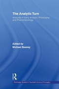 Cover: The Analytic Turn - Routledge