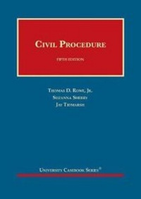 Abbildung von: Civil Procedure - CasebookPlus - West Academic Press