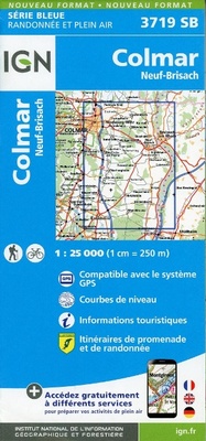 Abbildung von: Colmar / Neuf-Brisach: 3719 - Institut Geographique National