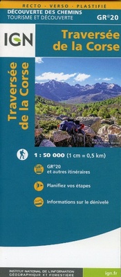 Abbildung von: Corsica GR20 traversee: 89027 - Institut Geographique National