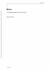 Abbildung von: Familienrecht Polen - Verlag für Standesamtswesen