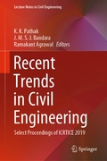 Cover: Recent Trends in Civil Engineering - Springer