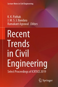 Enlarge image Cover: Recent Trends in Civil Engineering - Springer