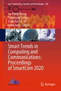 Cover: Smart Trends in Computing and Communications: Proceedings of SmartCom 2020 - Springer
