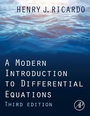 Cover: A Modern Introduction to Differential Equations - Academic Press