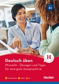Cover: Phonetik - &Uuml;bungen und Tipps f&uuml;r eine gute Aussprache B1 - Hueber Verlag