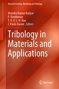 Cover: Tribology in Materials and Applications - Springer