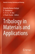 Cover: Tribology in Materials and Applications - Springer