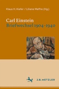 Cover: Carl Einstein. Briefwechsel 1904-1940 - J.B. Metzler
