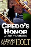 Cover: Credo's Honor (Alex Wolfe Mysteries, #6) - Denabi Publishing