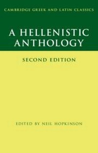 Enlarge image Cover: A Hellenistic Anthology - Cambridge University Press