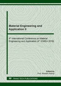 Enlarge image Cover: Material Engineering and Application II - Trans Tech Publications Ltd