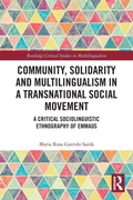 Cover: Community, Solidarity and Multilingualism in a Transnational Social Movement - Routledge