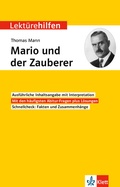 Cover: Klett Lekt&uuml;rehilfen Thomas Mann, Mario und der Zauberer - Klett