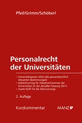 Cover: Personalrecht der Universit&auml;ten - Manz